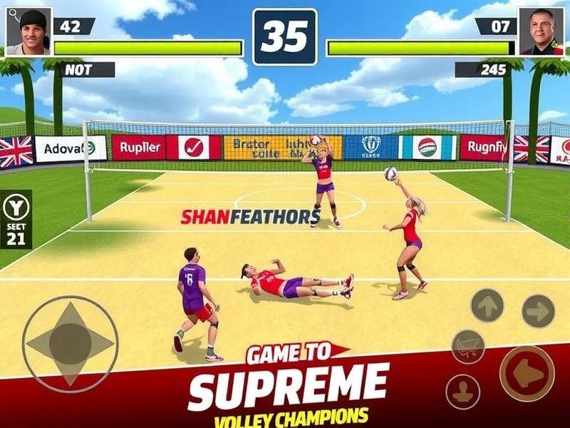 Supreme Volley Champions Gameplay Screenshot